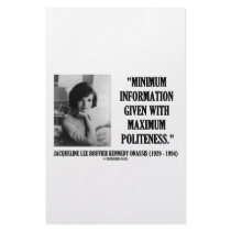 Jacqueline Kennedy Minimum Information Politeness stationery by unfinishedpolis Jacqueline Kennedy Minimum Information Politeness stationery