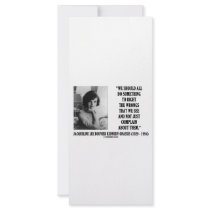 Jacqueline Kennedy Right The Wrongs Complain Quote rack cards by unfinishedpolis Jacqueline Kennedy Right The Wrongs Complain Quote rack cards