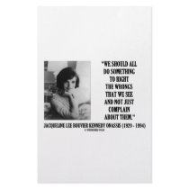 Jacqueline Kennedy Right The Wrongs Complain Quote stationery by unfinishedpolis Jacqueline Kennedy Right The Wrongs Complain Quote stationery