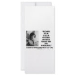 Jacqueline Kennedy Trouble With Me Outsider Quote Custom Rack Card