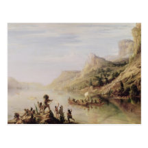 Jacques Cartier Discovering the St. Lawrence Postcards