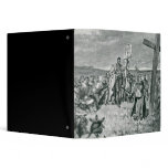 Jacques Cartier  Setting up a Cross at Gaspe Binder