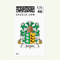 Jacques Family Crest Stamps