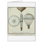 Jacques Garnerin's first parachute Cards