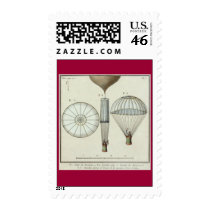 Jacques Garnerin's first parachute postage by MyOtherPlanet Jacques Garnerin's first parachute postage