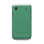 Jade Green Diagonal Stripes. Pattern. Samsung Galaxy Covers
