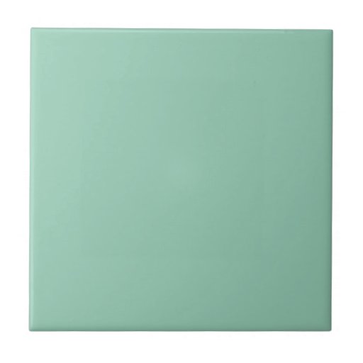 Jade Green Solid Color Ceramic Tile Zazzle