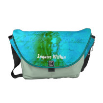 Jade Kwan Yin messenger bags