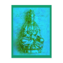 Jade Kwan Yin postcard