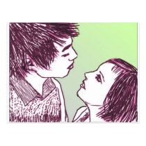 Jade & Novan | EL Postcard postcards