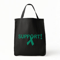 Jade Ribbon Support! Tote Bag