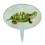 Jade Turtle Cake Topper