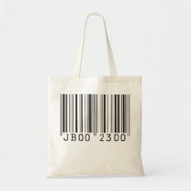 Jaden Barcode Tote bags