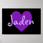 Jaden in Purple Print