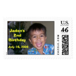 Jaden's 2nd Birthday Stamp