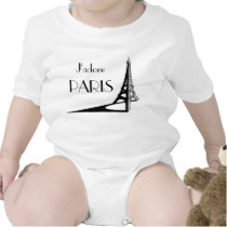 J'adore PARIS infant  t-shirts