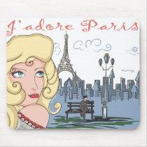 J'Adore Paris Mousepad