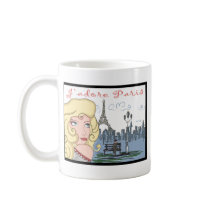 J'Adore Paris Coffee Mugs
