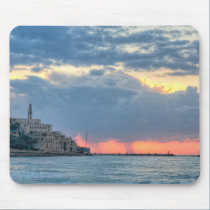 Jaffa at  sunset mousepads
