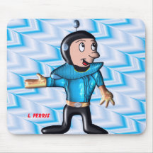 Jaffie's Warning To Earth Mouse Pad