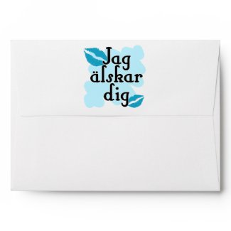 Jag älskar dig - Swedish I Love You Envelope