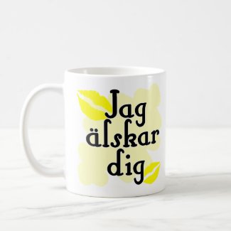 Jag älskar dig - Swedish I Love You mug