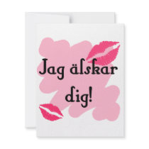 Jag älskar dig - Swedish Custom Announcements