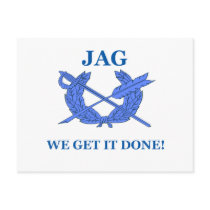 Jag We Get It Done Postcards