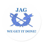 Jag We Get It Done stickers