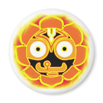 Jagannath Swami Round Magnet by Parama Jagannath Swami Round Magnet