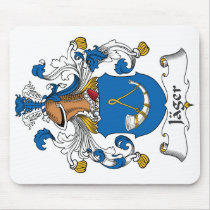 Jager Family Crest mousepads