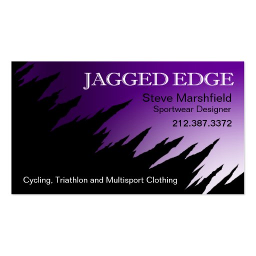 Edge Business Card Template Jagged Edge Business Card Template Zazzle Edge Business Card Template Jagged Edge Business Card Template Zazzle