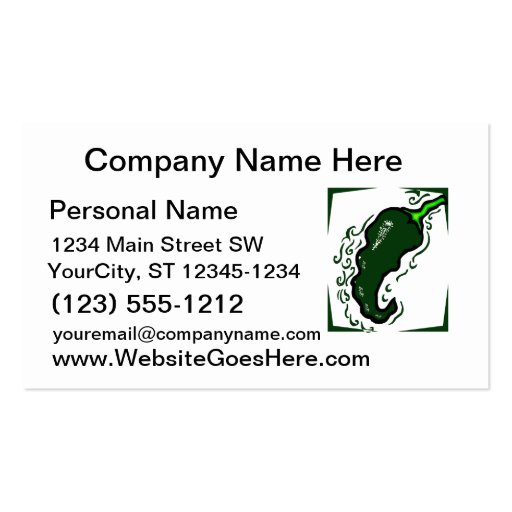 Jagged green pepper green frame.png business card (front side)