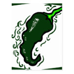 Jagged green pepper green frame.png post card