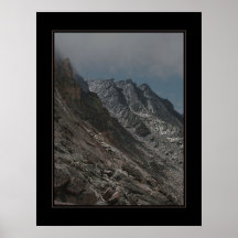 Jagged Longs Peak Trail (no text) Print