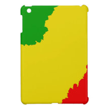 Jagged Rasta Stripes iPad Mini Cases