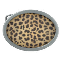 Jaguar Animal Print Belt Buckles