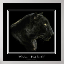 Jaguar, Black Panther Big Cat Art Print