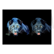 Jaguar - Black Panther Greeting Card