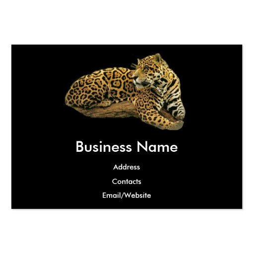Jaguar Business Cards (front side)