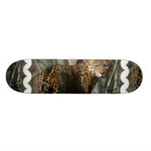 Jaguar Cat Skateboard