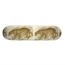 Jaguar, Felis onca Custom Skateboard
