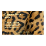 Jaguar Pattern Business Card