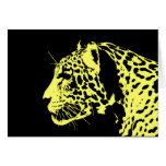 Jaguar Pop Art Card