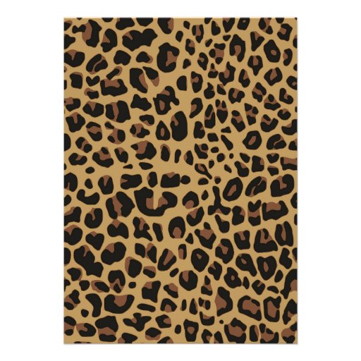 Jaguar Print High Heels Bachelorette Party Invitations