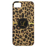 Jaguar Print Monogram iPhone 5 Case