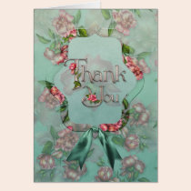 Jaguarwoman's "Glory Rose" Thank You Card cards