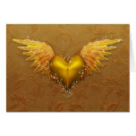 Jaguarwoman's "Goldenheart" Greeting Card