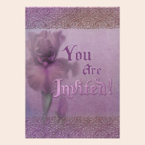 Jaguarwoman's "Iris Themed Invitation" invitations
