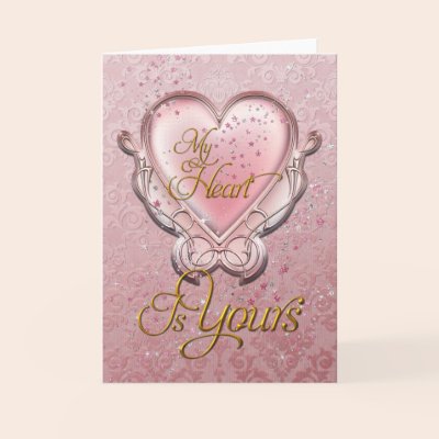 Jaguarwoman's "My Heart Is Yours" Card by jaguarwoman